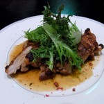 TRATTORIA SUSUMU - 鶏もも肉のグリル(800円)
