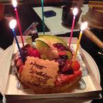 とうふ屋うかい - バースデーケーキ