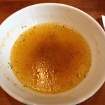 ビストロティガボンボン - ランチセットのスープ