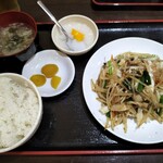 Ari Rou - 野菜炒め定食(この日サービス定食の1つ)