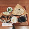 Koganeirono Buta - 赤城ポークのミニひれかつ丼＋自家製冷うどんセット1,280円（税込）