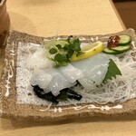 がんこ寿司 - イカ刺し