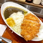 とんかつ ジーエス - 上ロースカツとカレー