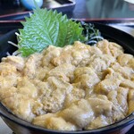 漁師の店 中村屋 - 生（白）ウニ丼　ムラサキうに