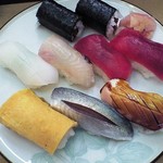 神田笹鮨 - 夏の並握り