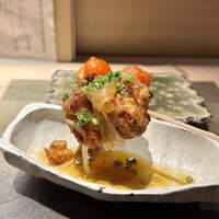 厳選焼鳥 一石三鳥 本店 - 焼鳥：油淋鶏串