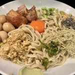 豚風。 - 限定『こんぶ。TKM』（1,300円）＋燻製うずら（150円）＋ショウガ（50円）