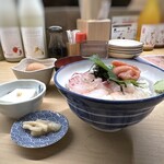 Inabachou Ikkei - ◆めん鯛丼（1,000円：税込：カード可）・・5分程度で提供されます。