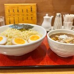 めん和正 - つけ麺1.5玉950円 味玉2個100円