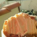 スイーツ ミズノヤ - シュークリーム　クリームたっぷりです