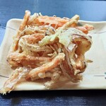 どんＱ製麺 - 野菜かき揚げ　170円