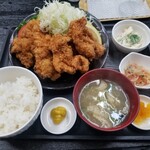 Teishoku Izakaya Musashi - チキンカツ定食 ご飯少なめ