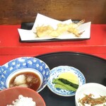天ぷら　若杉 - 天ぷら定食。