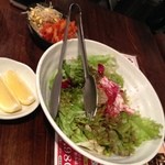 Wagyuu Yakiniku Tabehoudai Nikuyano Daidokoro - 食べ放題最初のサラダ