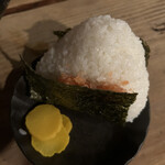 焼鳥 弁慶 - コンビニおにぎりの約2倍位の米