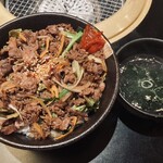 焼肉 いしび - 焼肉丼！