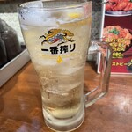 肉工房 千里屋 ホルモンバル - 90円メガローラハイ