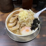 らーめん 潤 - 潤二郎1300円/煮玉子120円