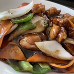台湾料理 食悦 - セットの黒酢酢豚