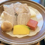 料亭 天王殿 - 和牛ステーキと赤コンニャク