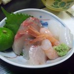 どんまい - 2013.9. \2,000コース④　刺身盛り