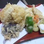 どんまい - 2013.9. \2,000コース⑤　天ぷら盛り　エビ抜きバージョン