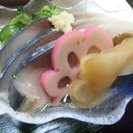 どんまい - 2013.9. \2,000コース⑧　酢の物（鯖きずし）