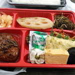 がんぎ - 【20131003再訪】ヘルシー弁当430円おかず。白米とインスタント味噌汁付です。