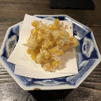 蕎麦懐石 無庵 - とうもろこし