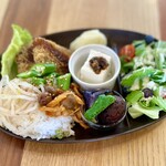 ナチュラルソフトクリームカフェ ミルカ - ベジプレート　1350円