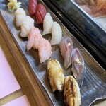 楽座 - 穴子＆赤身は4貫にしてもらえばヨカッた。