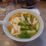 天下一ラーメン - 豆腐味噌ラーメン　800円　配膳時の画像