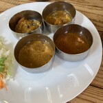 ヴェヌス サウス インディアン ダイニング - カレー4種