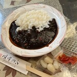 味守のぶ - カレー定食(もりそば)