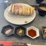 Katsuretsu Abanthi - 上手に揚げられたカツは、岩塩や出汁醬油で( ´∀｀)