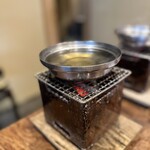 松川 - しゃぶしゃぶの出汁ー昆布と鱧から