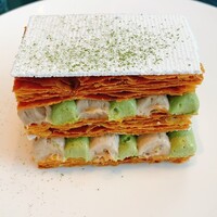 MAISON MARUNOUCHI - 季節のミルフィーユ 栗と抹茶クリーム