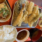 天ぷらの天神 - 上天神定食1450円