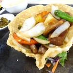 中華ダイニング SCENT - 黒毛和牛のオイスターソース炒め