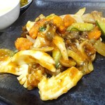 中華ダイニング SCENT - イカのにんにく辛子炒め