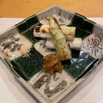 ままごとや - ホワイトアスパラの炭火焼き