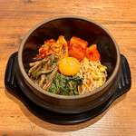 stone grilled bibimbap