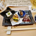 寿司ぼたん 東門 - 突き出し