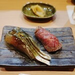 Sushi Botan - しめ鯖、黒毛和牛