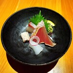 いざかや しん - 活鮮 本日盛り合わせです(o^^o)