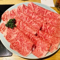 すき焼き 牛しゃぶ 松重 - 