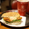 ANTICO CAFFE AL AVIS - ペッシェスパーダ (￥650)、カフェラッテ (￥520)