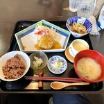 鞠屋 - 本日のランチ(かぼちゃまんじゅう)