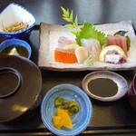 お食事処 錦屋 - 刺身定食