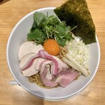 むぎとオリーブ - 濃厚卵のまぜSOBA